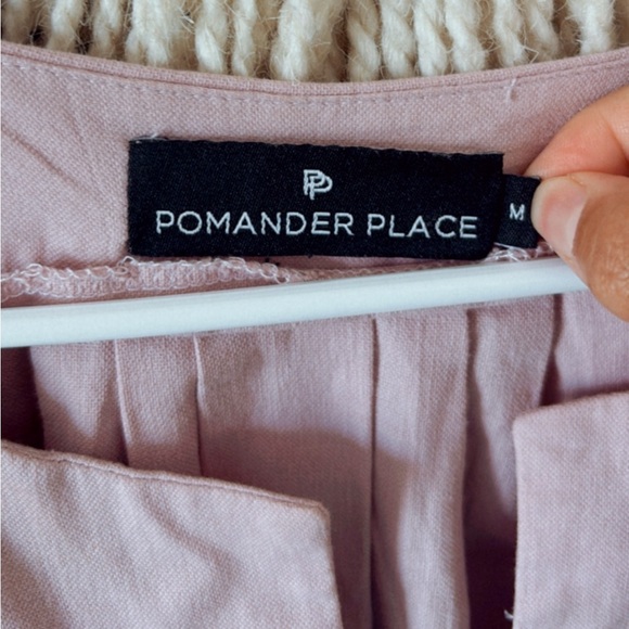 Pomander Place Tuckernuck Orchid Pink Finley Flutter Sleeve Dress Women's Size M - Picture 5 of 6